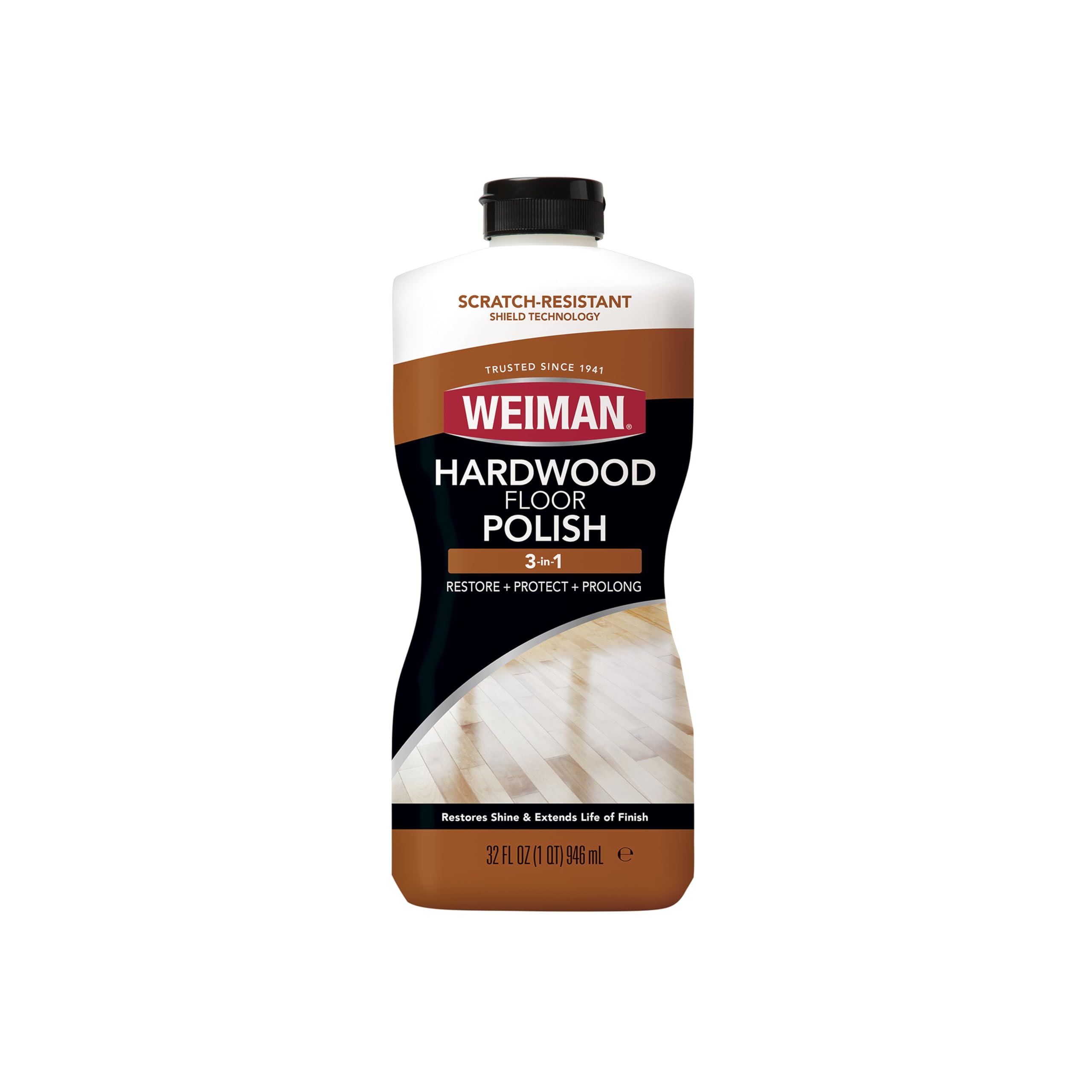 Weiman - Polissage et restaurateur pour parquets en bois, 947 g | Nettoyant pour Planchers de Bois