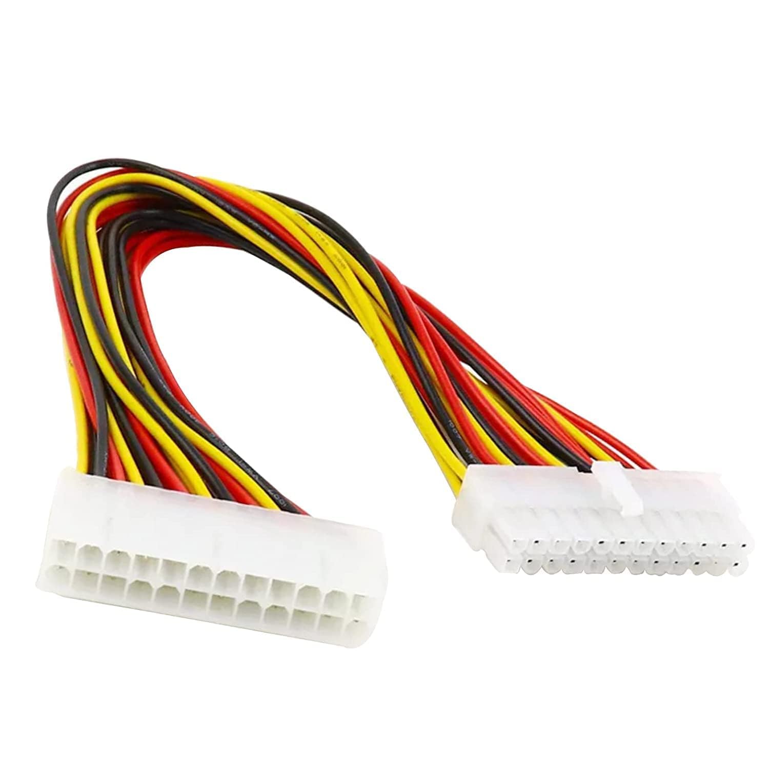 Internal PC PSU ATX 24 Pin Male to 24 Pin Female Extension Power Cable Power Extension Cord,Multi-Colored-image-25