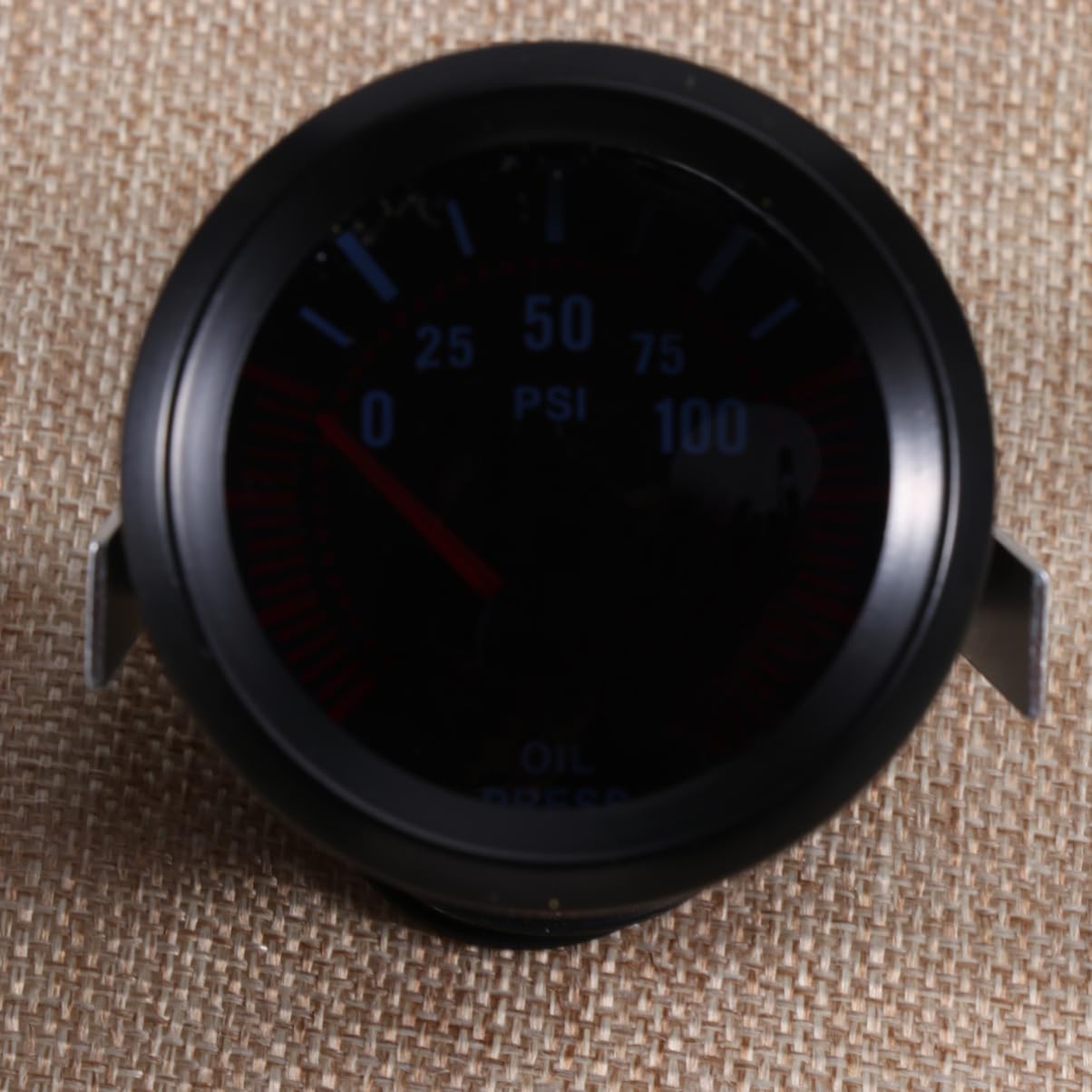 SUPVOX Misuratore Di Pressione Dellolio Digitale Ad Alta Precisione Da 12 V E 52 Mm Per Modifiche Auto