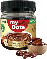 CREME DE AVELÃ SAUDÁVEL PURO & LEVE 160G - SEM LEITE/LACTOSE, ZERO ADIÇÃO DE AÇÚCARES