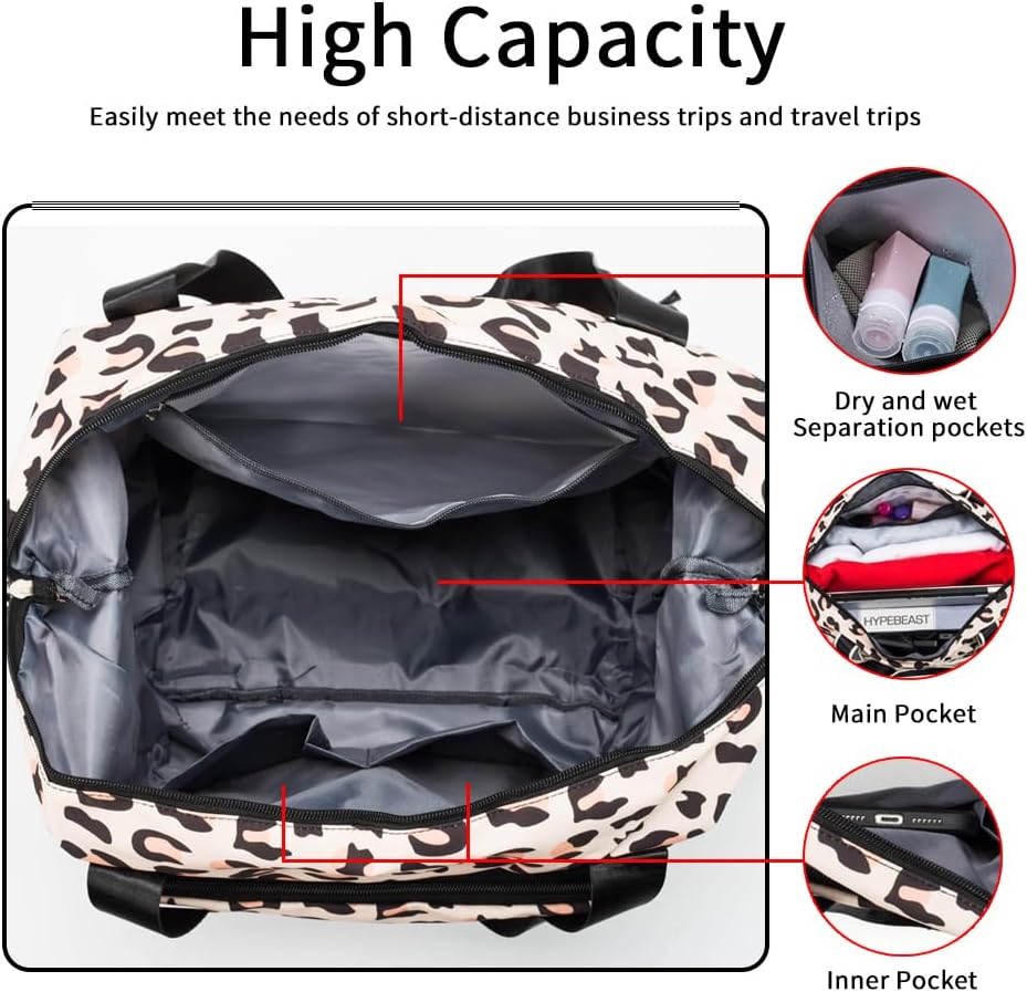 大容量 折りたたみ式 トラベルバッグ 拡張可能 ポータブル キャリーオンバッグ ドライ&amp;ウェット セパレーション スポーツ