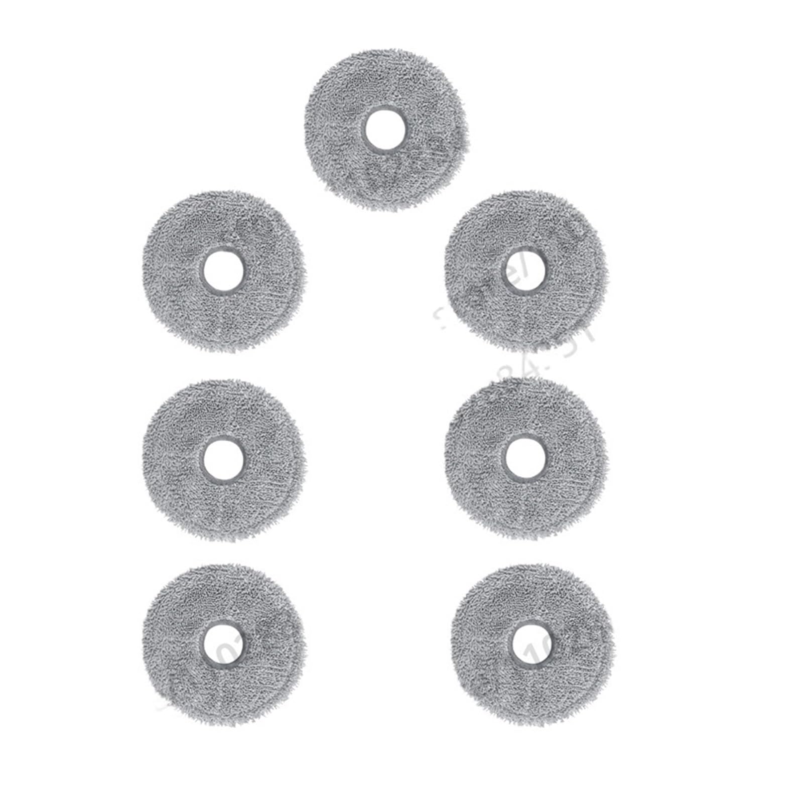 NUCBCULWP Mop Cloths,Compatible For Roborock，Compatible For Qrevo，Master/Slim/V20/P10S Pro Robot Vacuum Cleaner Parts Rag Pads Accessories(7PCS MOP)