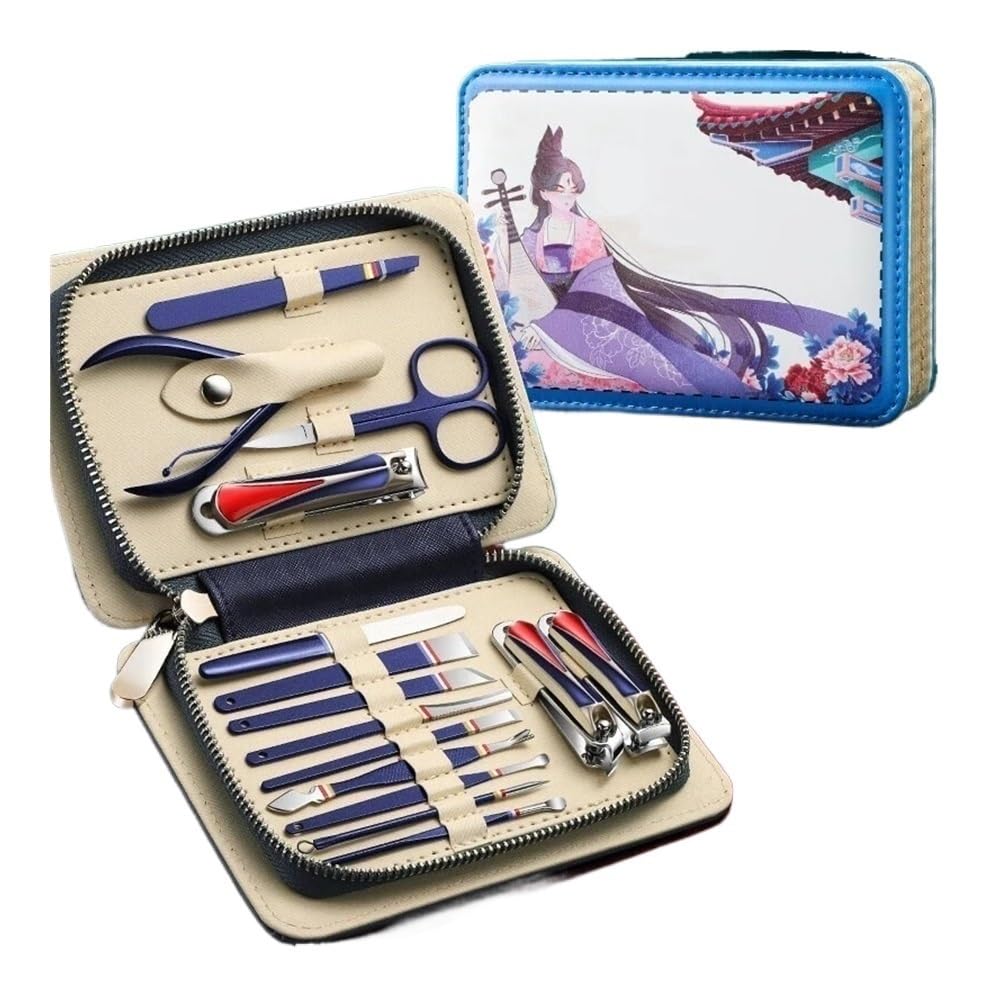 Zestaw obcinaczy do paznokci, elegancki zestaw obcinaczy do paznokci, do użytku domowego, szufelka do uszu, antyczne narzędzie do manicure do stóp, obcinacz do paznokci i obcinacz do paznokci u stóp