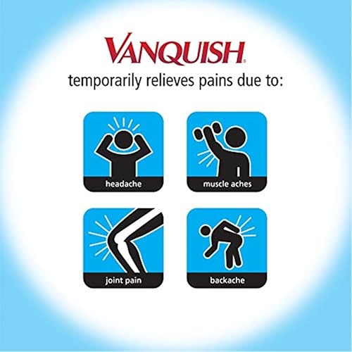 Miniatura 6 de Vanquish - Alivio de dolor de cabeza, acetaminofen, aspirina, cafeína, 100 cápsulas
