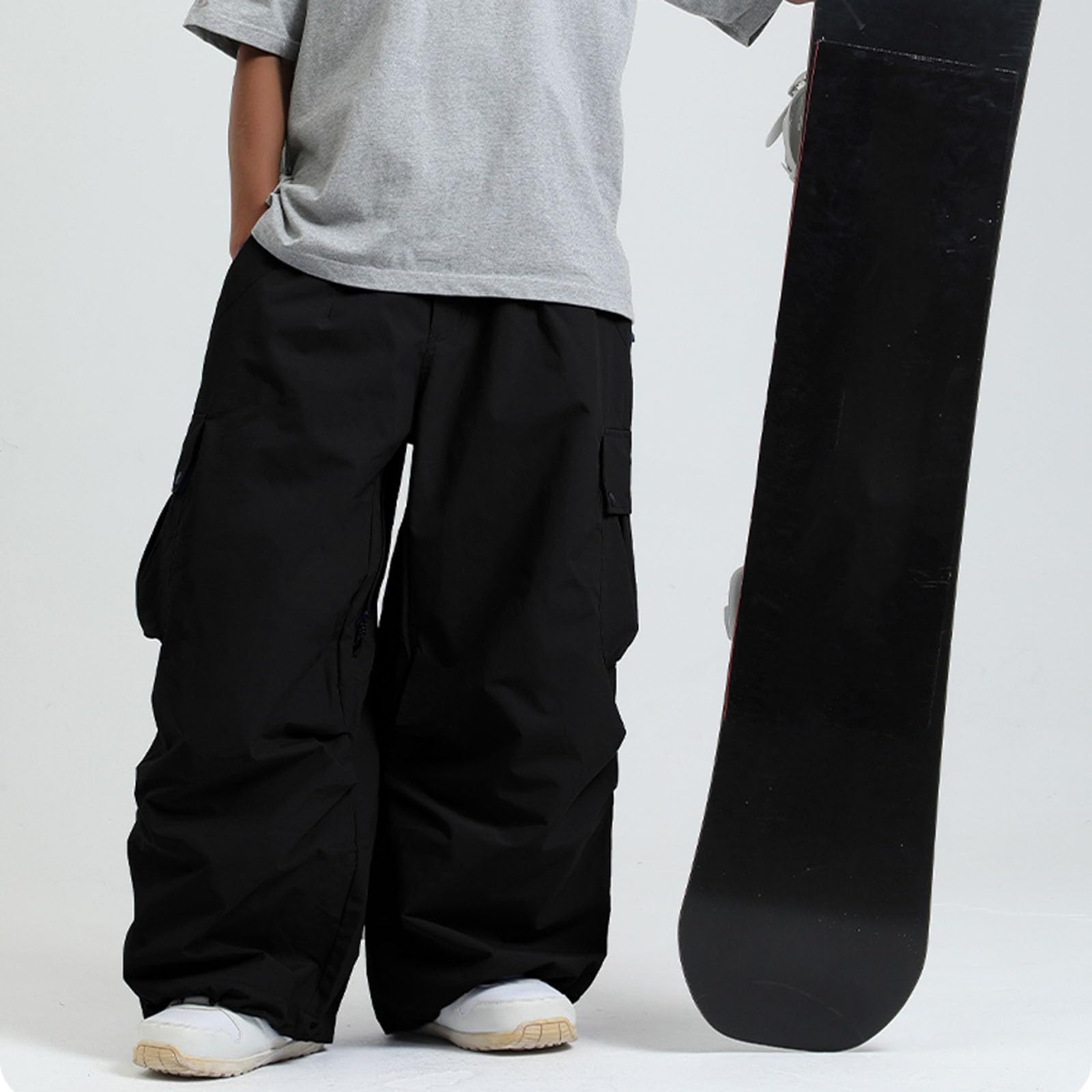 Generisch Snowboardhose für Herren, Baggy, Wasserdicht, Ski Hosen, Schnee-Cargohose, Warme Isolierung, Skihose, Winterhose, Atmungsaktiv, Snowboard Hose, Outdoor Schneehose