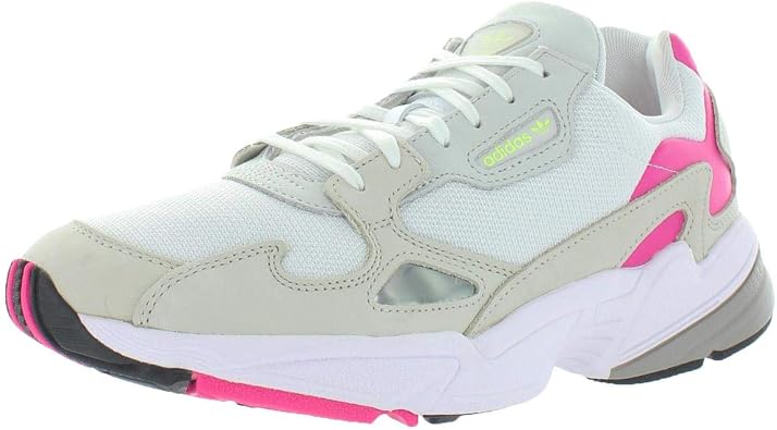 adidas womens Falcon fashion sneakers, Ftwwht,cbrown,greone, 11 US