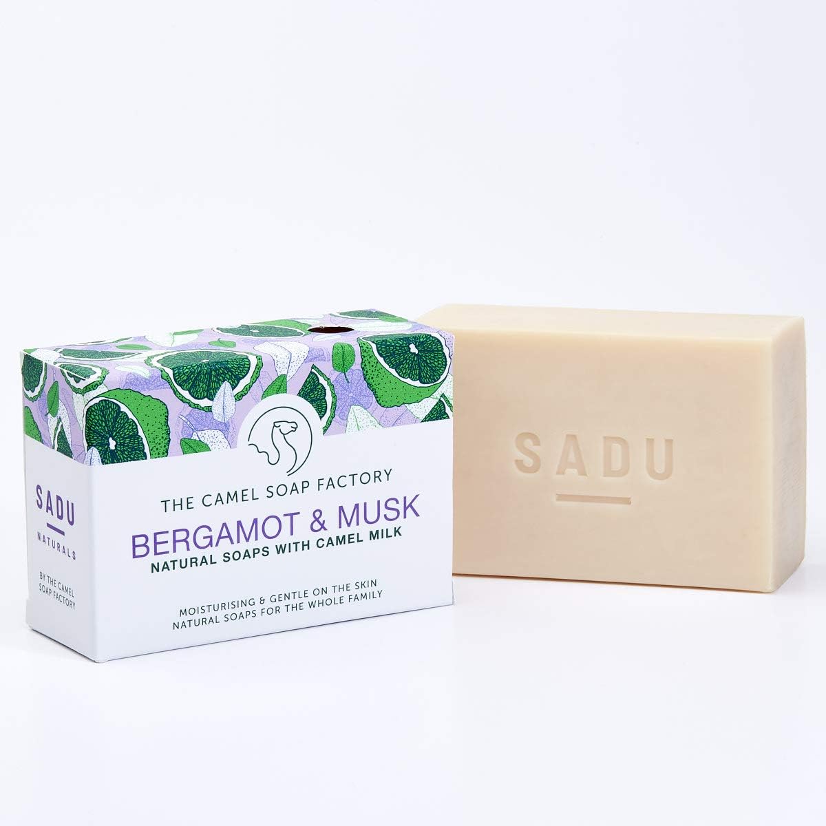 The desert camel milk soap bar bergamot & musk