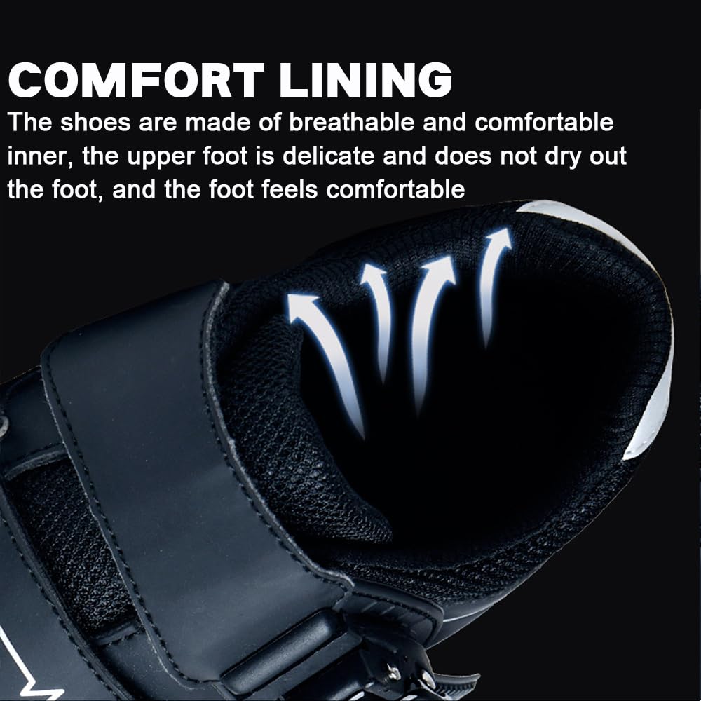 Hixingo Zapatilla de Ciclismo Hombre y Mujer, Zapatos Bicicleta de Carretera Exterior MTB Compatibles con SPD/SPD-SL Lock System, Zapatillas de Ciclismo Unisex Adulto Respirables