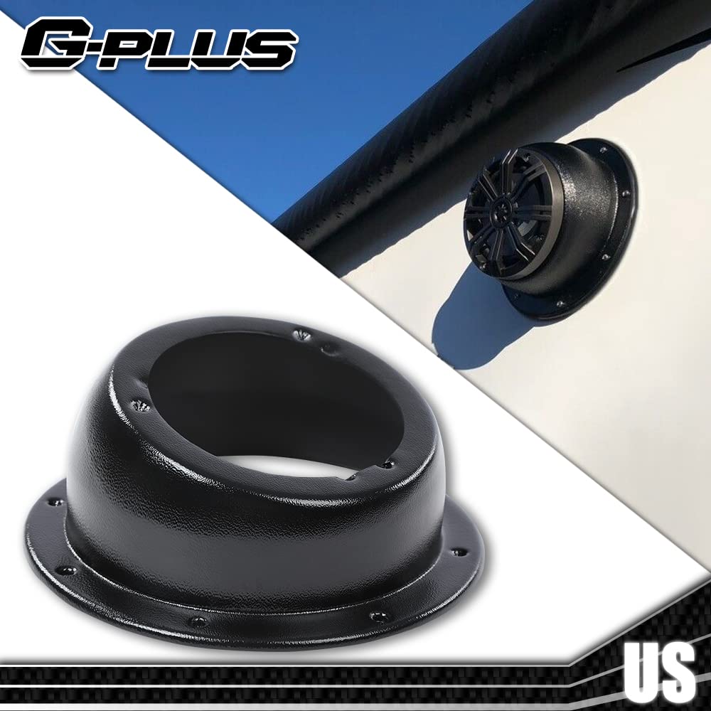 G-PLUS Angled Speaker Enclosures Boxes Pods Mount Door Kick Panel Rear Deck 6.5