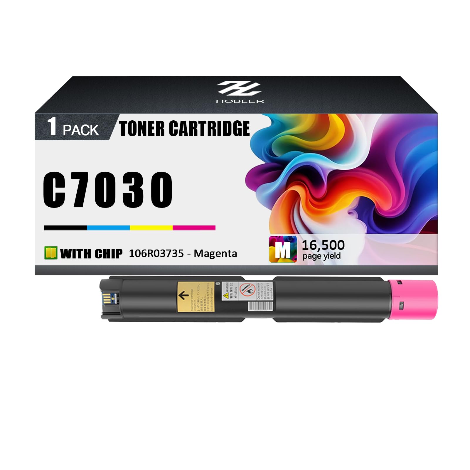 C7030 Toner Cartridge Compatible for Xerox C7030 106R03735 Magenta Toner Cartridges Work for Xerox Versalink C7020 C7025 C7030 Printers
