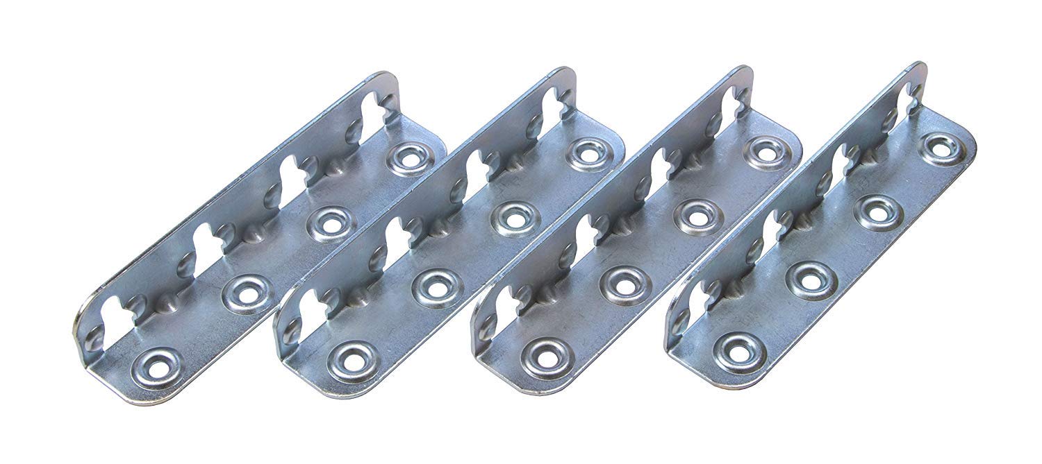 Connettore Per Mobili Gedotec SOLID - In Metallo, Per Letti E Costruzioni, Capacità 250 Kg, Set 25 Pezzi - Foto 4