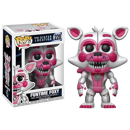 Funko Pop! Games Sister Location Funtime Foxy Collectible Figure,Multi,3.75 Inches