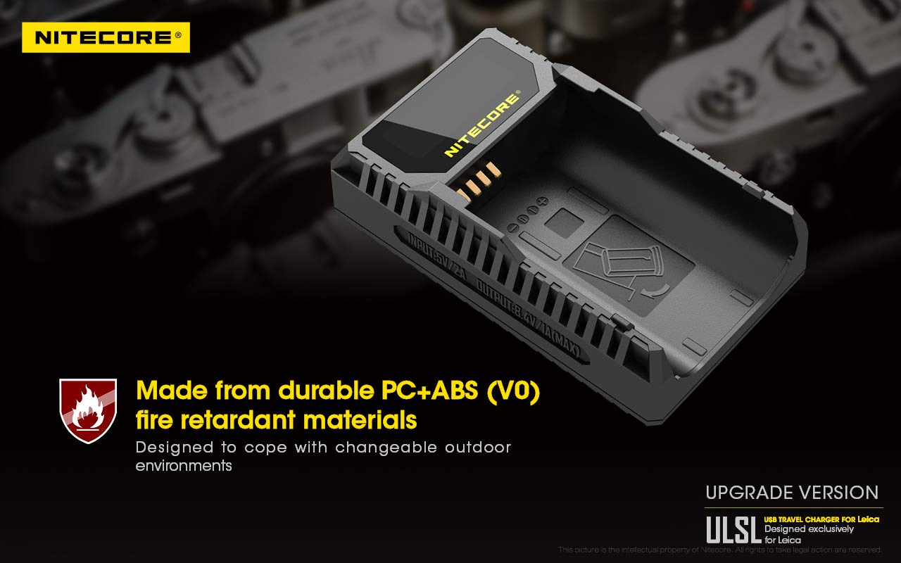 Nitecore ULSL USB-Ladegerät mit LCD-Display ,