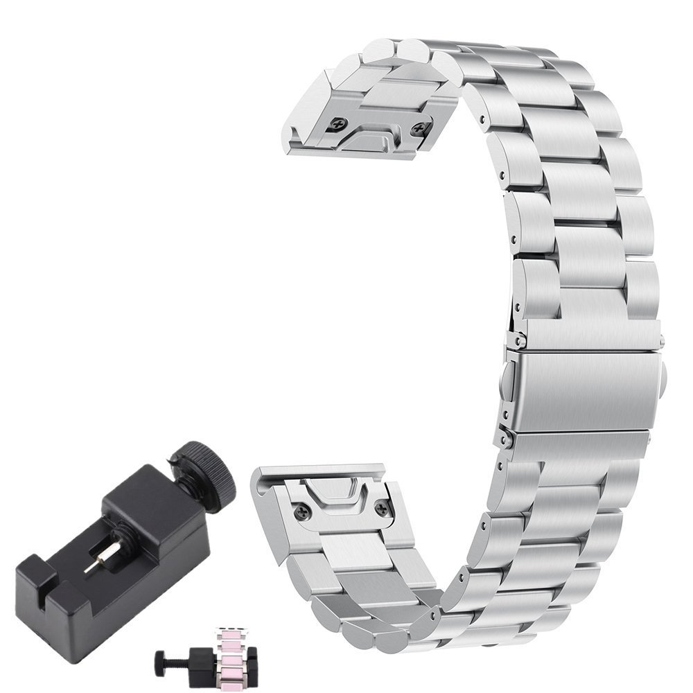Garmin 純正金属ベルト 未使用 予備リンク付き Amazon.co.jp: for Garmin Fenix 8/7/6/5/Quatix7 pro/Enduro3