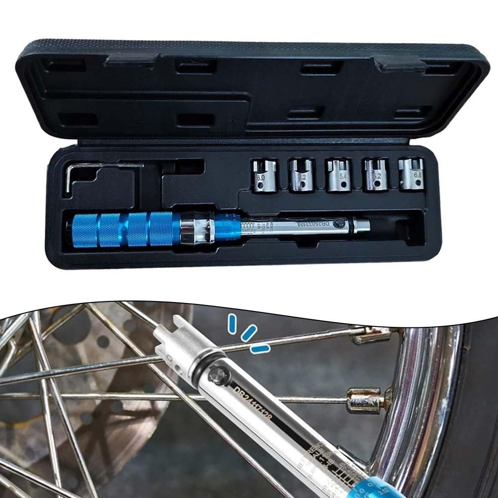 Speichenschlüssel Set 10 Größen 5.0-6.8mm Austauschbar