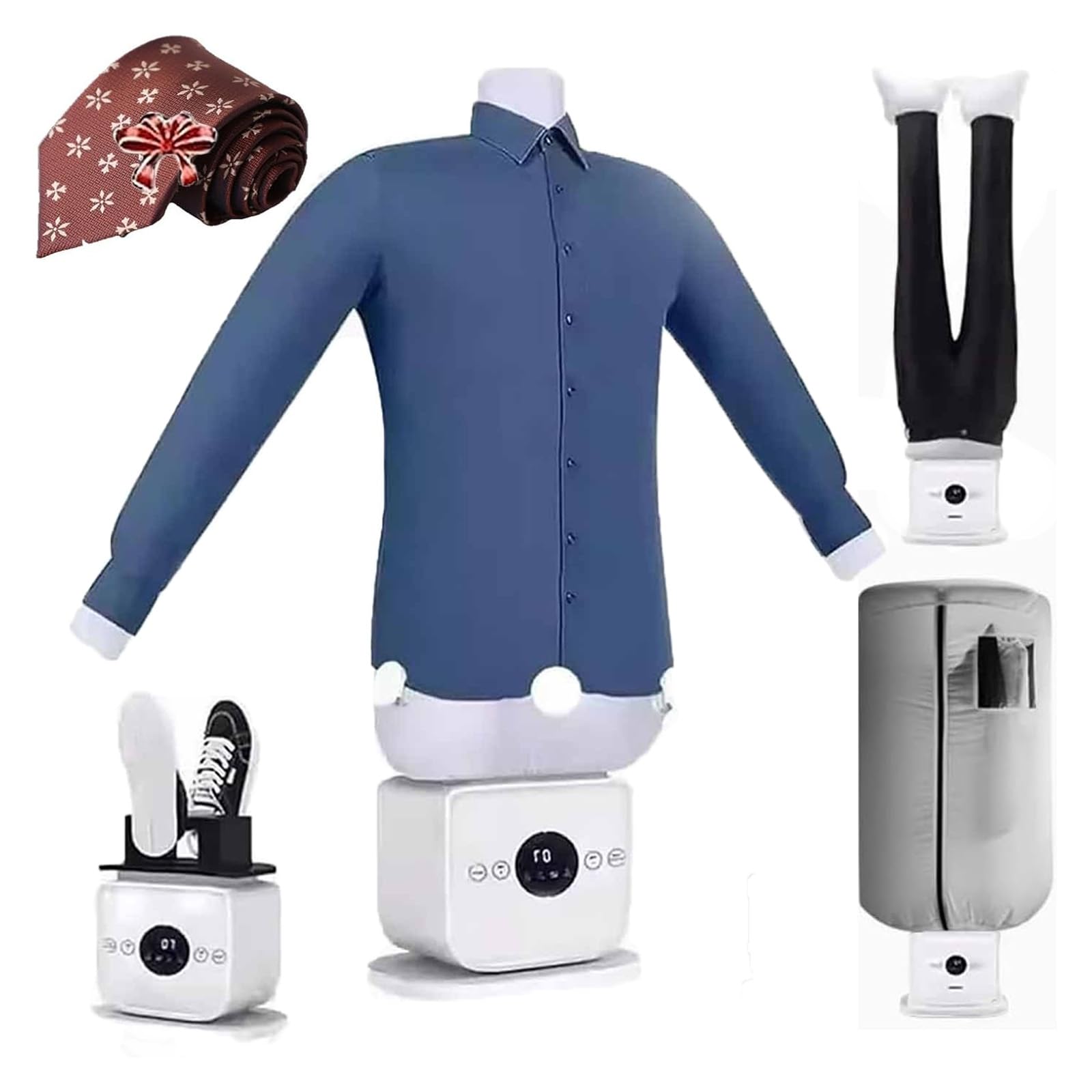 Scanovuss Steam Iron, Scanovuss Automatic Ironing Machine 3.0, 2025 New Steam Iron for Shirts & Pants, 8 Minutes Quick Ironed Dry, Hands-Free Wrinkle Removal, Faster Than Steamers & Irons