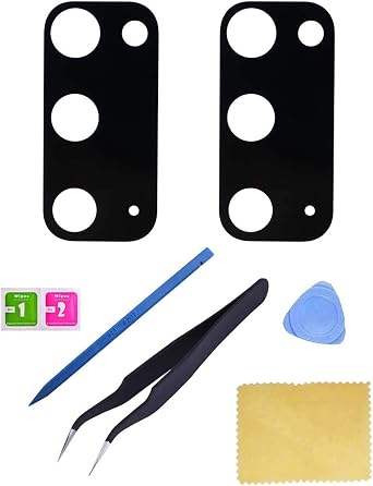 Ubrokeifixit Galaxy S20 Back Rear Camera Glass Lens Cover Replacement for Samsung Galaxy S20 6.2" G980,S20 5G G981,S20 5G UW VerizonNOT for S20+ 6.7",NOT for S20 Ultra 6.9" S20 6.2"/2pcs
