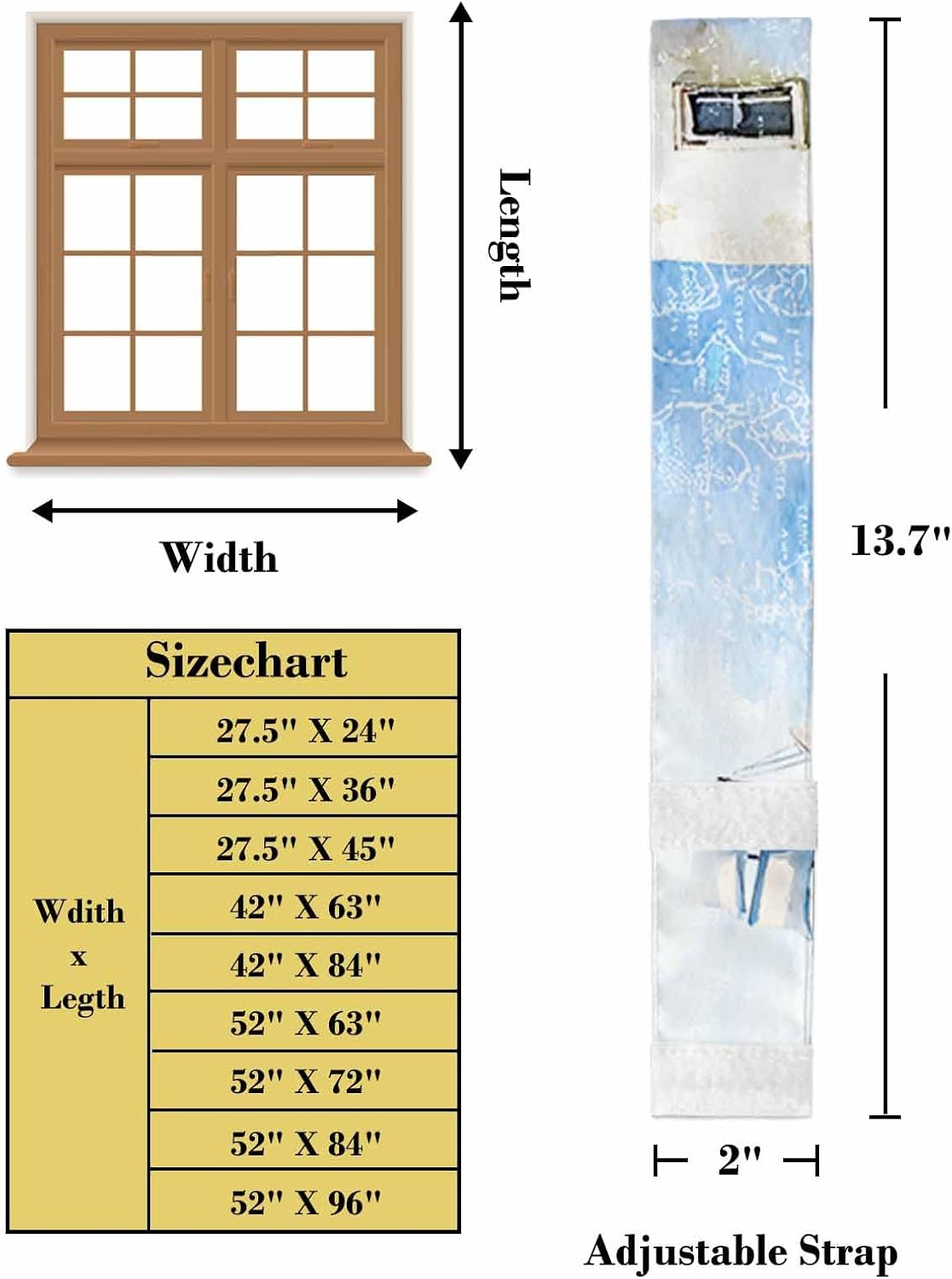Blue Lighthouse Kitchen Curtains 24 Inch Length, Beach Nautical Sky Ship Small Window Curtains Tab Top, Ocean Coastal Seashells Light Filtering Short Window Treatments Tier Drapes 27.5"x24" 2 Panel