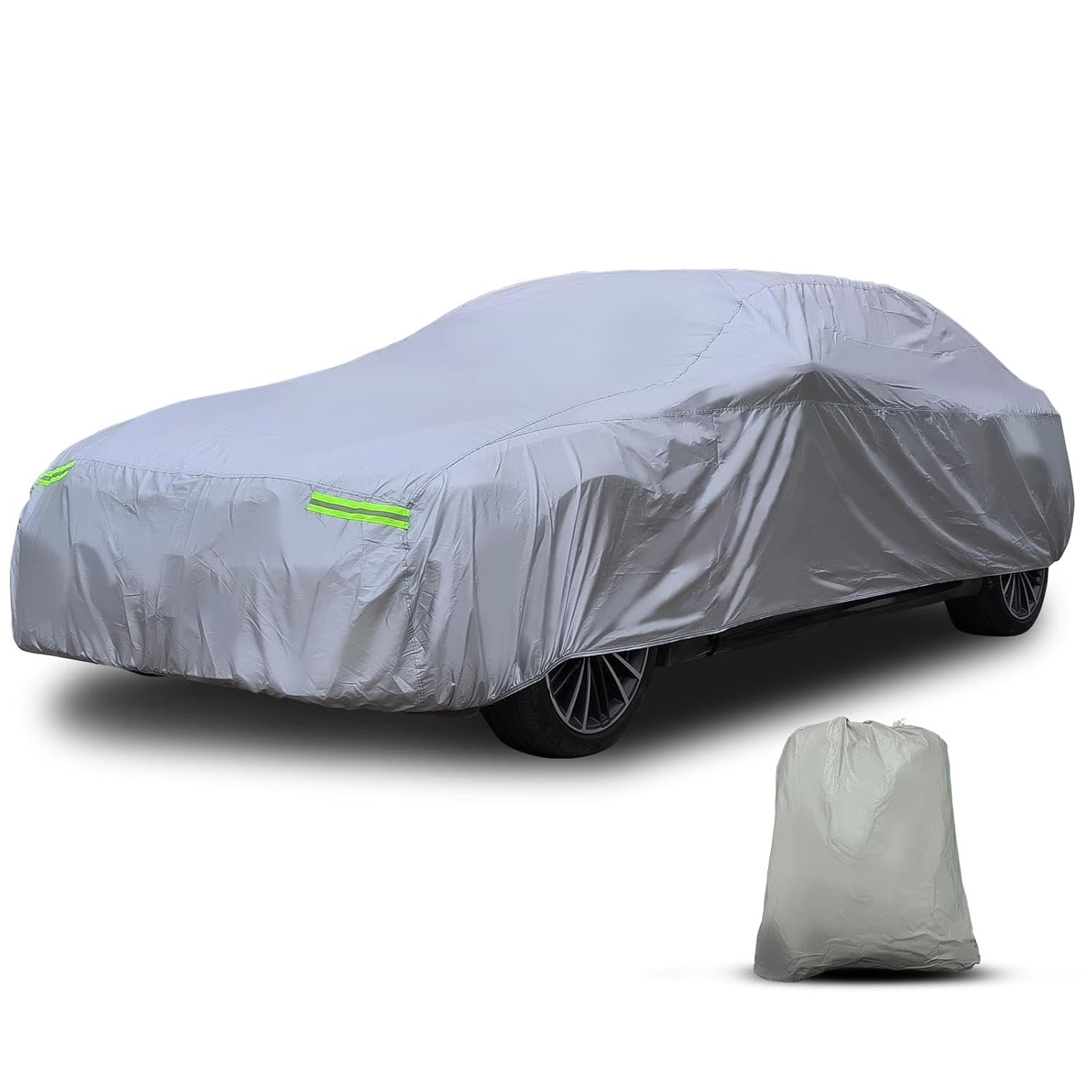 ZONEEAKO Universal Car Cover - All Weather - Fits Sedan Length 190-200