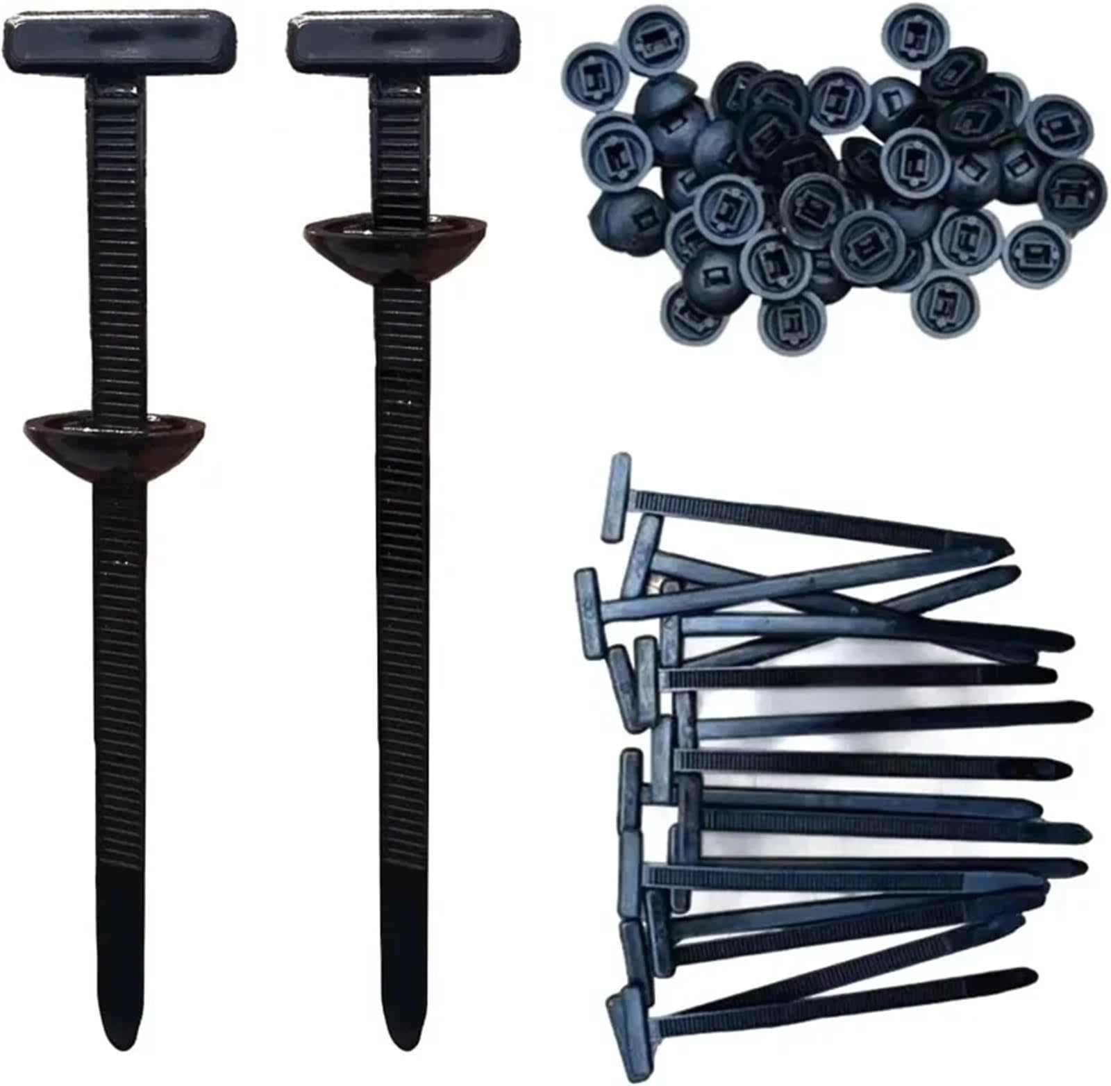Yangshe 800Pcs Nylon Universal Cable Tie 400/600/ Self-Locking Wire Fastening Straps