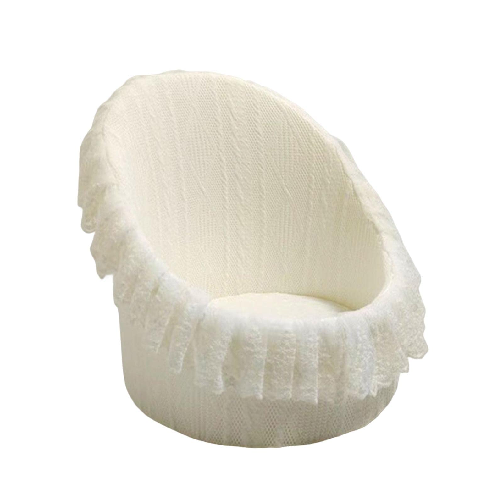 Milageto Accesorios de fotografía Silla de Tiro para recién Nacido, Accesorios de sofá pequeño, Silla para sesión de Fotos de cumpleaños de bebé, C
