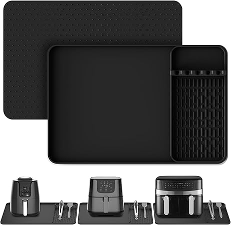 Silicone Heat Resistant Mats for Countertop,24x16 Inch Air Fryer Mat