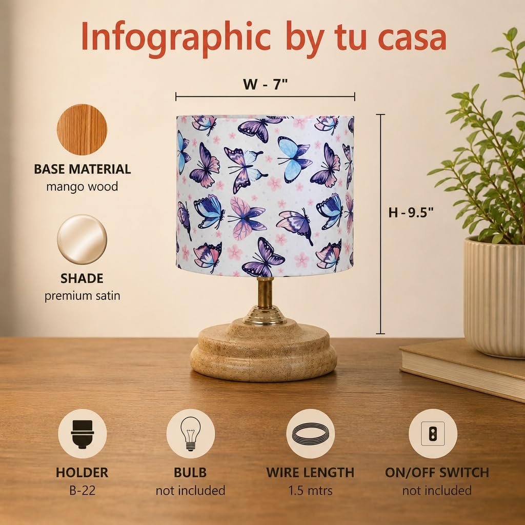 Tu Casa Butterfly Table Lamp - Warm Lighting -4 Tu Casa Butterfly Table Lamp - Warm Lighting -4