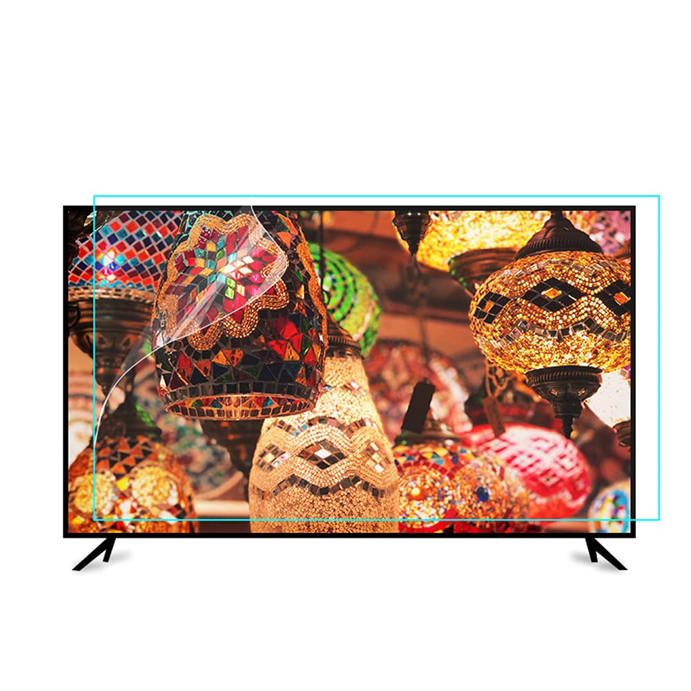 Matte Bleu Light TV Protecteur d'écran Anti-Rayures 65 Pouces