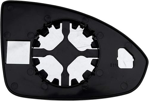 Miniatura 3 de Conjunto de cristal del espejo lateral del conductor con placa trasera de plástico (no calentada) compatible con Chevrolet Cruze 2011-2016, Cruze