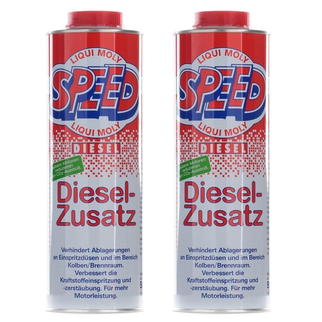 2x LIQUI MOLY 5160 Speed Diesel Zusatz Zugabe Kraftstoff Additiv 1L