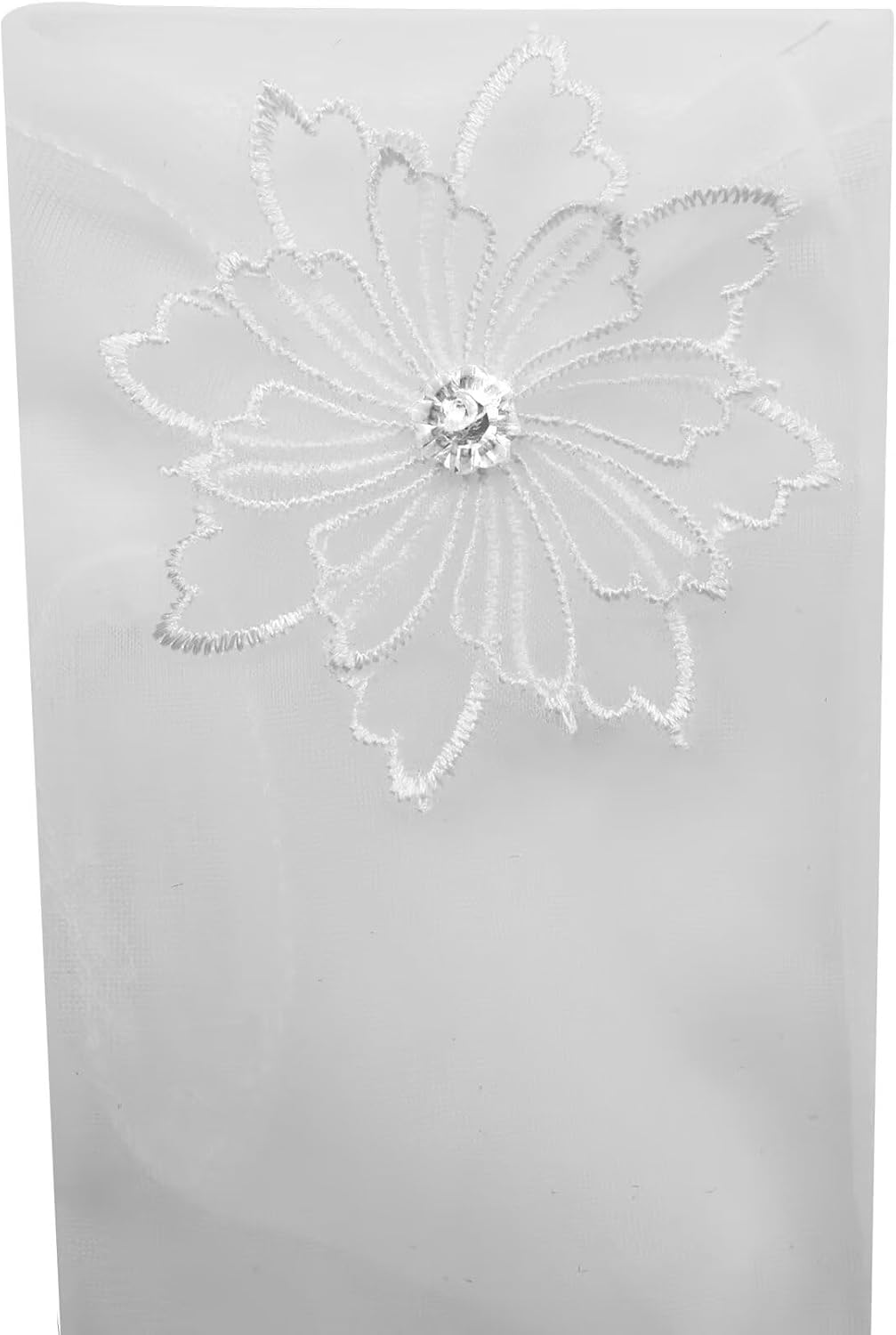 Women's Elegant Tulle Short Gloves Floral Diamond Tea Party Gloves for Opera Dinner Party Glove image 5