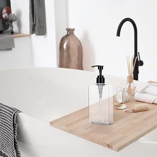 Miniatura 7 de Yebeauty Dispensador de botellas de 10 onzas, 10.1 fl oz, botellas vacías de plástico para champú, dispensador de jabón de ducha, recipientes