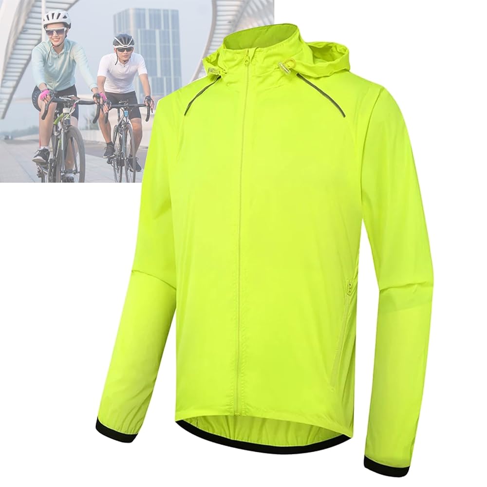 Giacca da Ciclismo da Corsa Uomo Donna con Maniche Rimovibili, Giacca da  Ciclismo Impermeabile con Strisce Riflettenti per Ciclismo, Corsa e  Jogging, Giacca a Vento Leggera e Traspirante,M-Green : Amazon.it: Moda