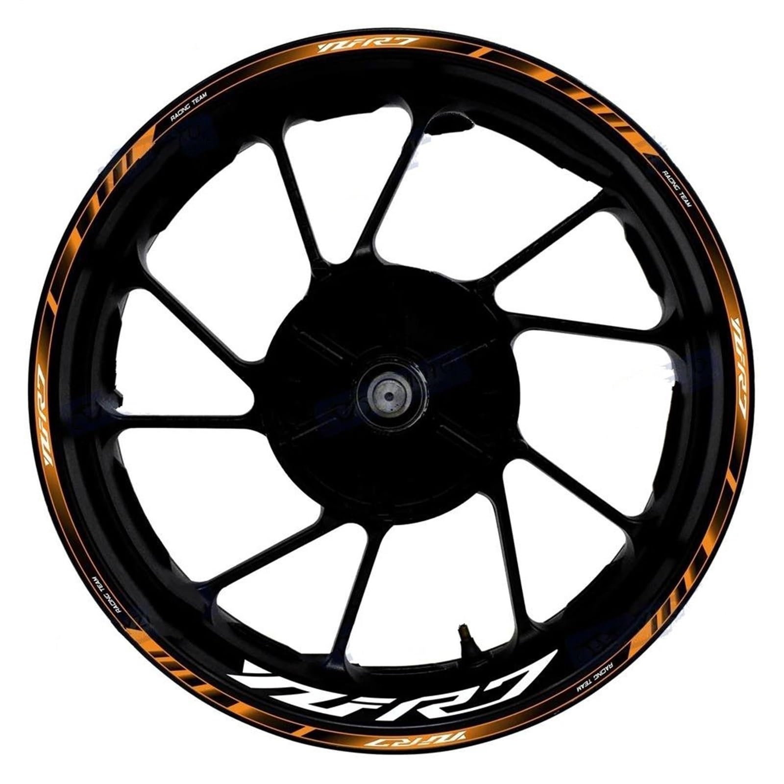 Motorcycle Accessories Front Rear Set Rim Sticker Wheel Decal Hub for Yamaha YZF R7 YZF-R7 Decorative(Color15)