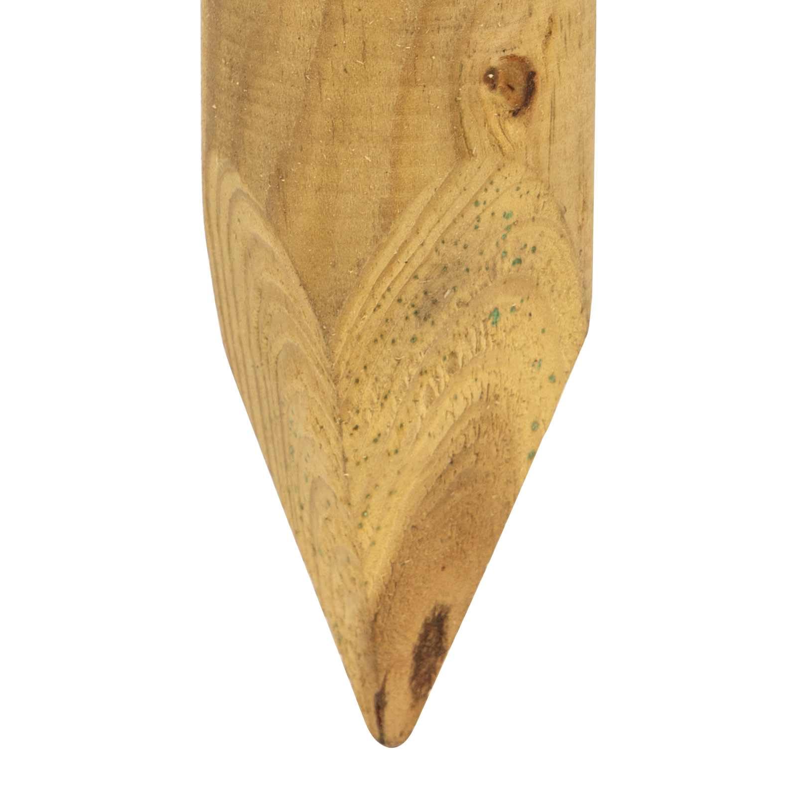 vidaXL Postes de valla 12 uds. Verde 150 cm Madera de Pino Maciza