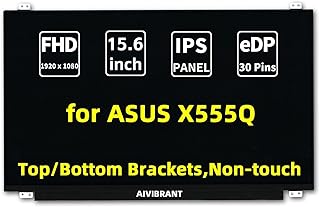 AIVIBRANT New Screen Replacement for ASUS X555Q FHD 1920x1080 IPS Matte LCD LED Display