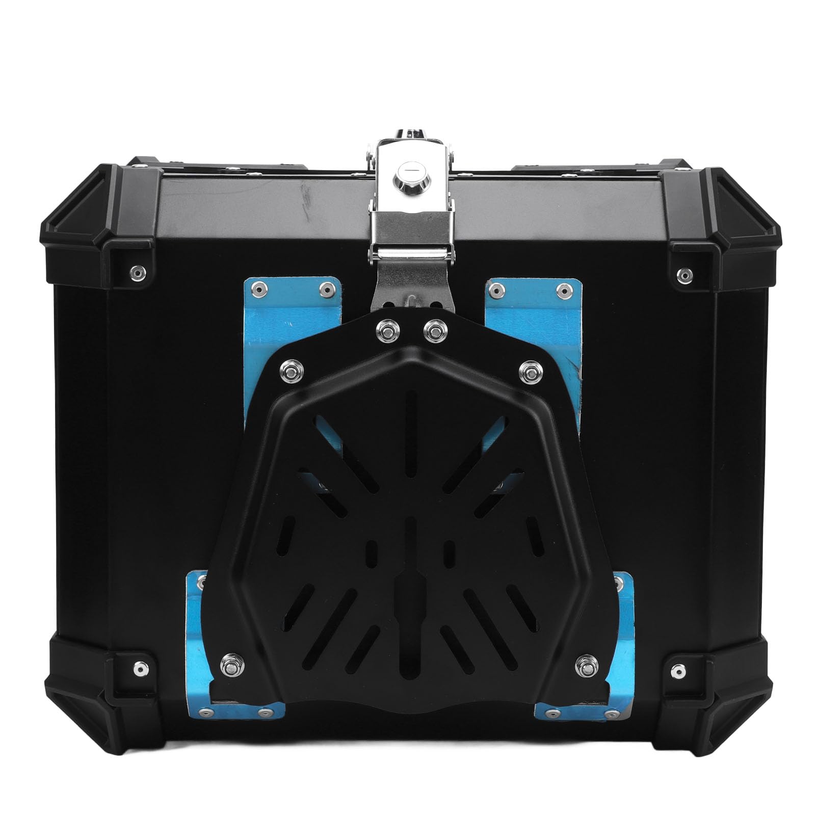 Bauletto Litri con Blocco di Sicurezza per Moto, Baule a Sgancio Rapido in Lega di Alluminio Resistente All'acqua con Borsa Posteriore