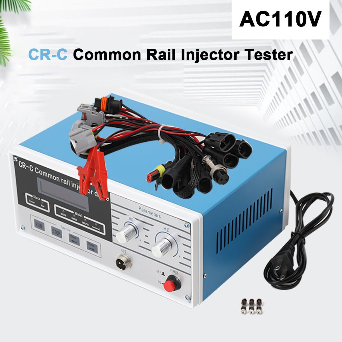 Common Rail Diesel Injector Tester Diesel CR Fuel Injector Cleaner Kit Common Rail Testing Machine Diesel Drive Fuel Repair Tool Rail piezoelectric Injector Testers