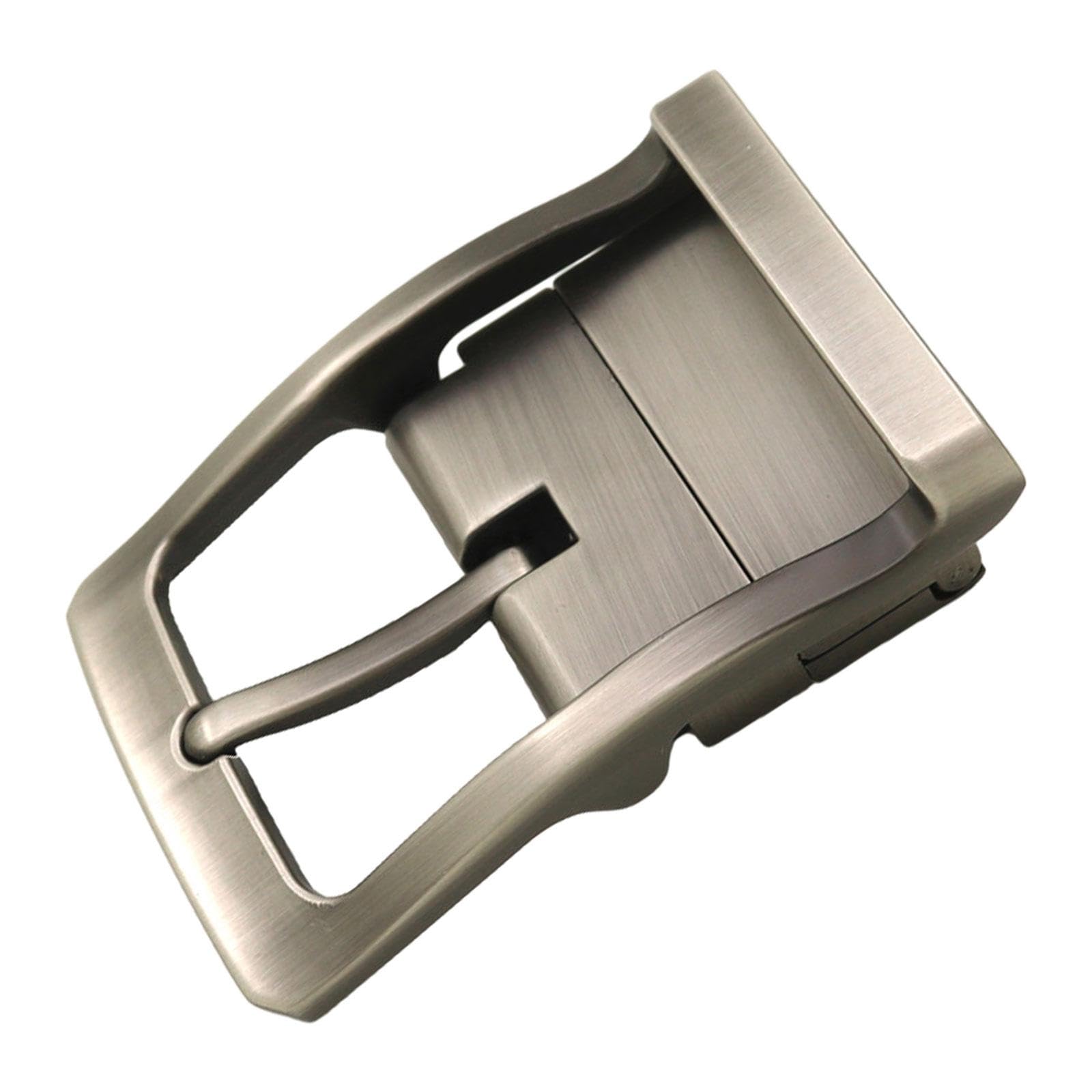 Alloy Belt Buckle Single Prong Belt Accessories High Quality Pin Belt Buckle Grey-image-24