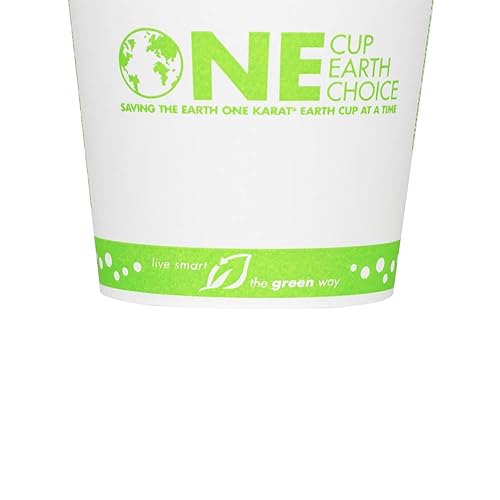 Miniatura 5 de Karat Earth KE-K510 - Vasos calientes de papel, papel, PLA, tinta (caja de 1000)