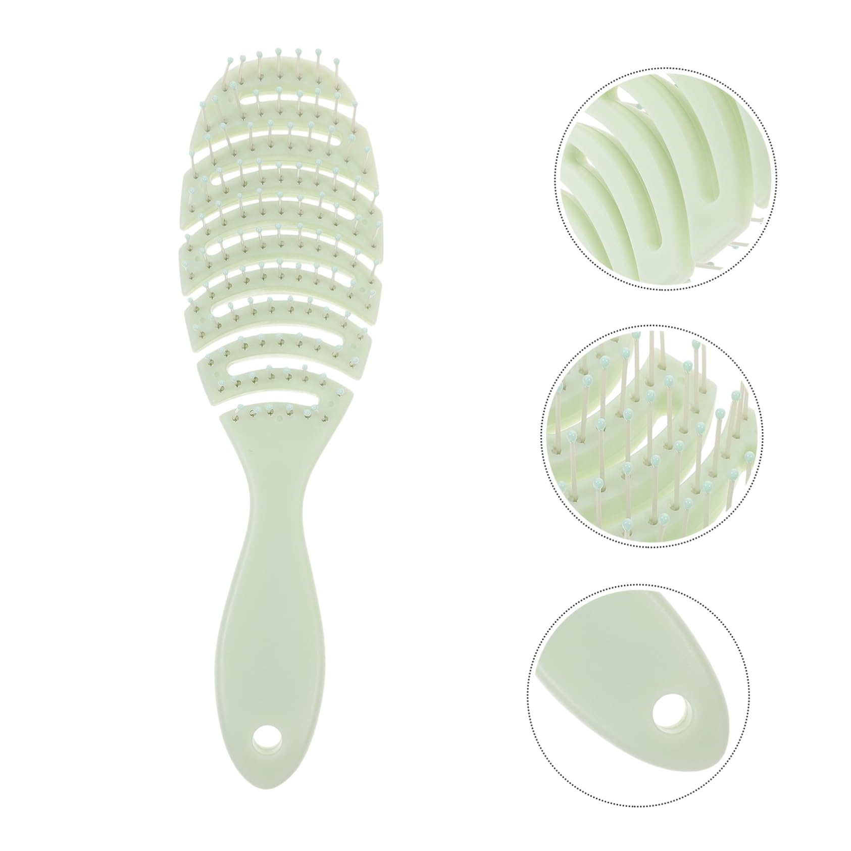 FRCOLOR 5stücke Curved Hair Detangler Comb Für Massagekamm Für Sanftes Entwirren Von Lockigem Haar Für Und Trockenes Haar Robustem