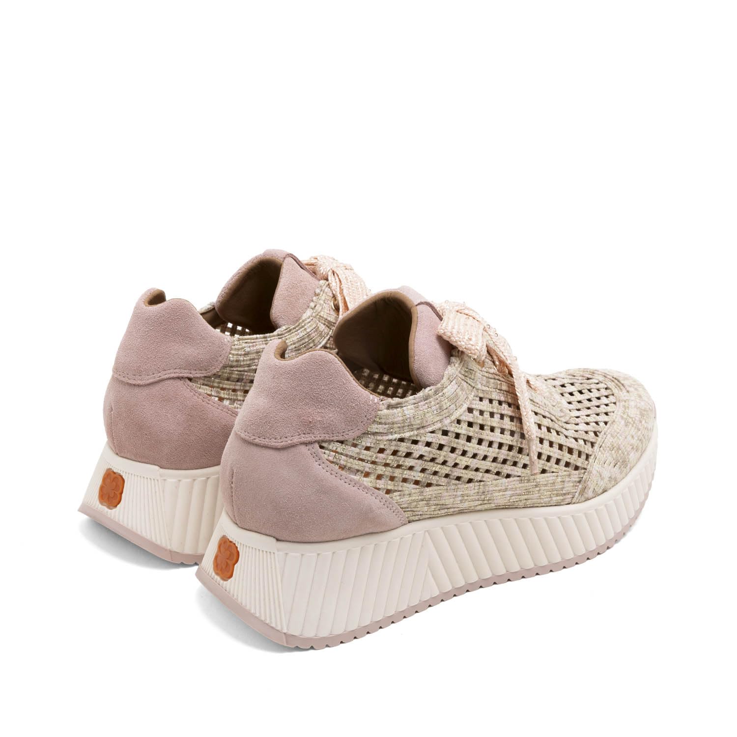 Porronet Deportiva Calada de Piel y Textil inés Mujer | Piel y serraje, suela antideslizante, hechas a mano en España, estilo casual