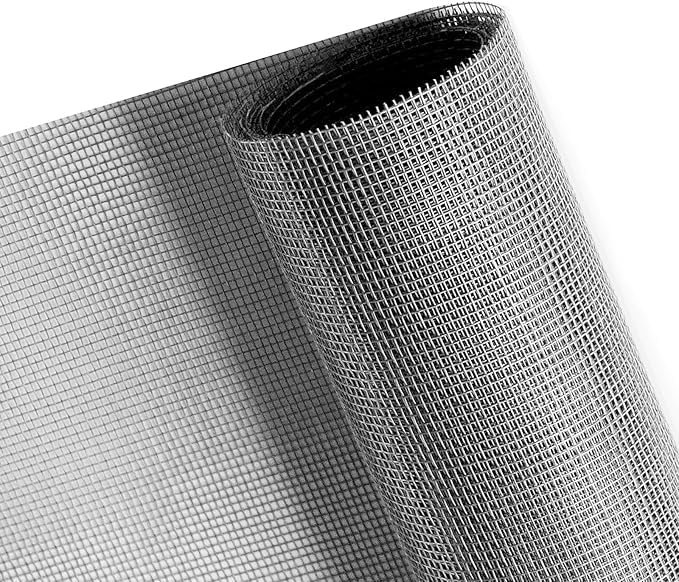 JEJA Mosquitera por metros, 120 x 250 cm, para ventana, tejido cortable, protección contra insectos para ventanas, tragaluces, puertas de balcón, color gris