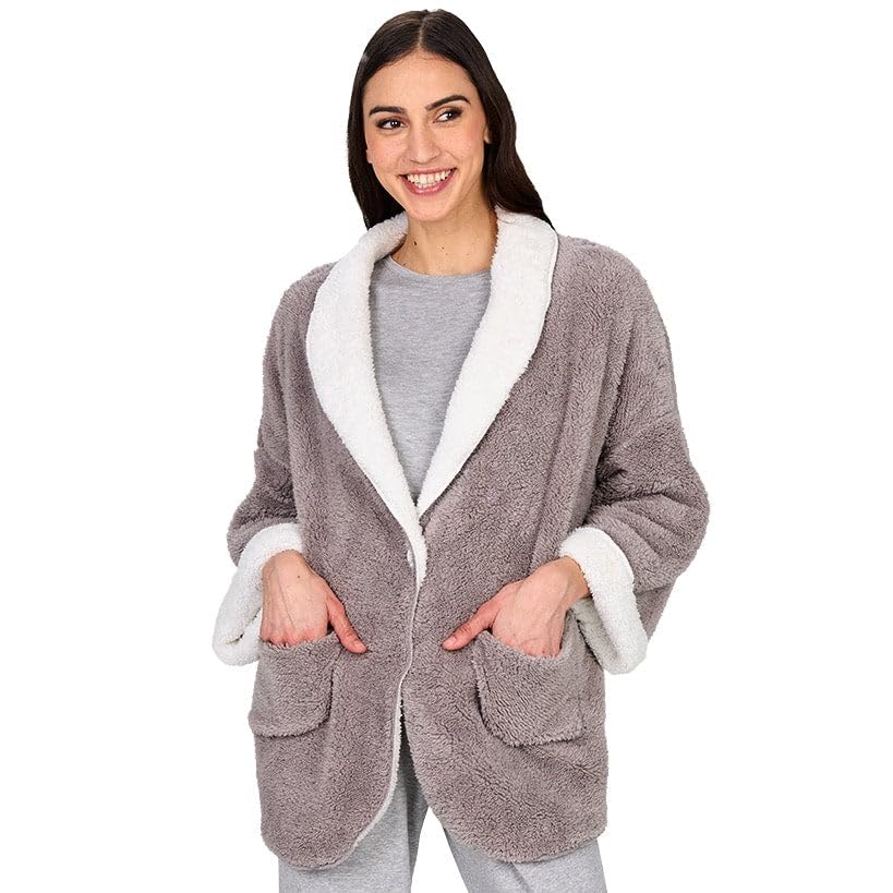 The Lakeside Collection Women's Fleece Reversible Jacket