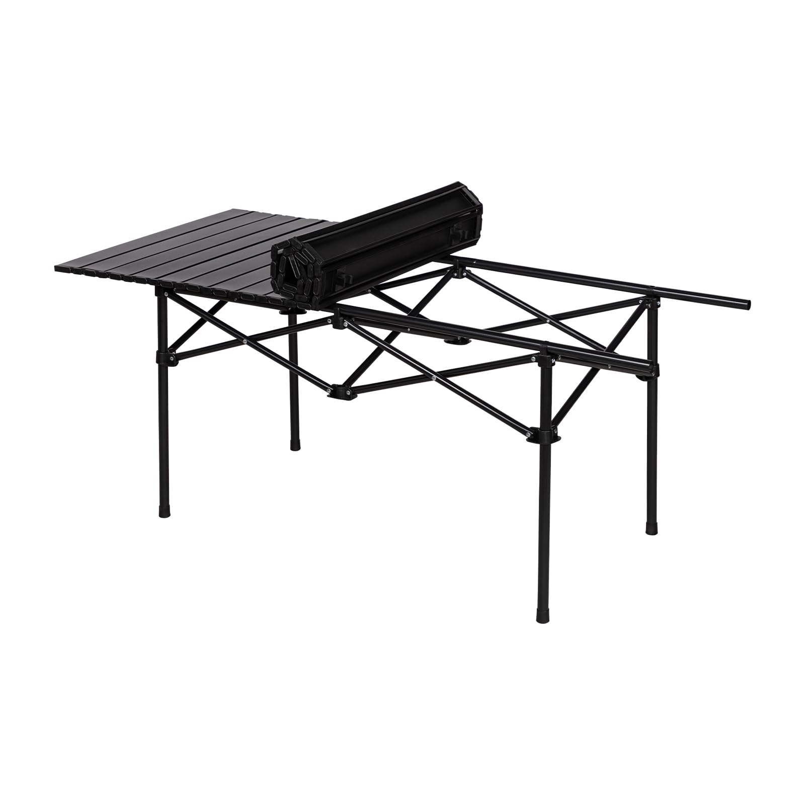 Table de Camping Pliante – 94 x 55 cm Table Pique-Nique Extérieur Portable, Table Pliante Extérieur avec Sac de Transport et Rangement, pour BBQ, Pêche, Randonnée