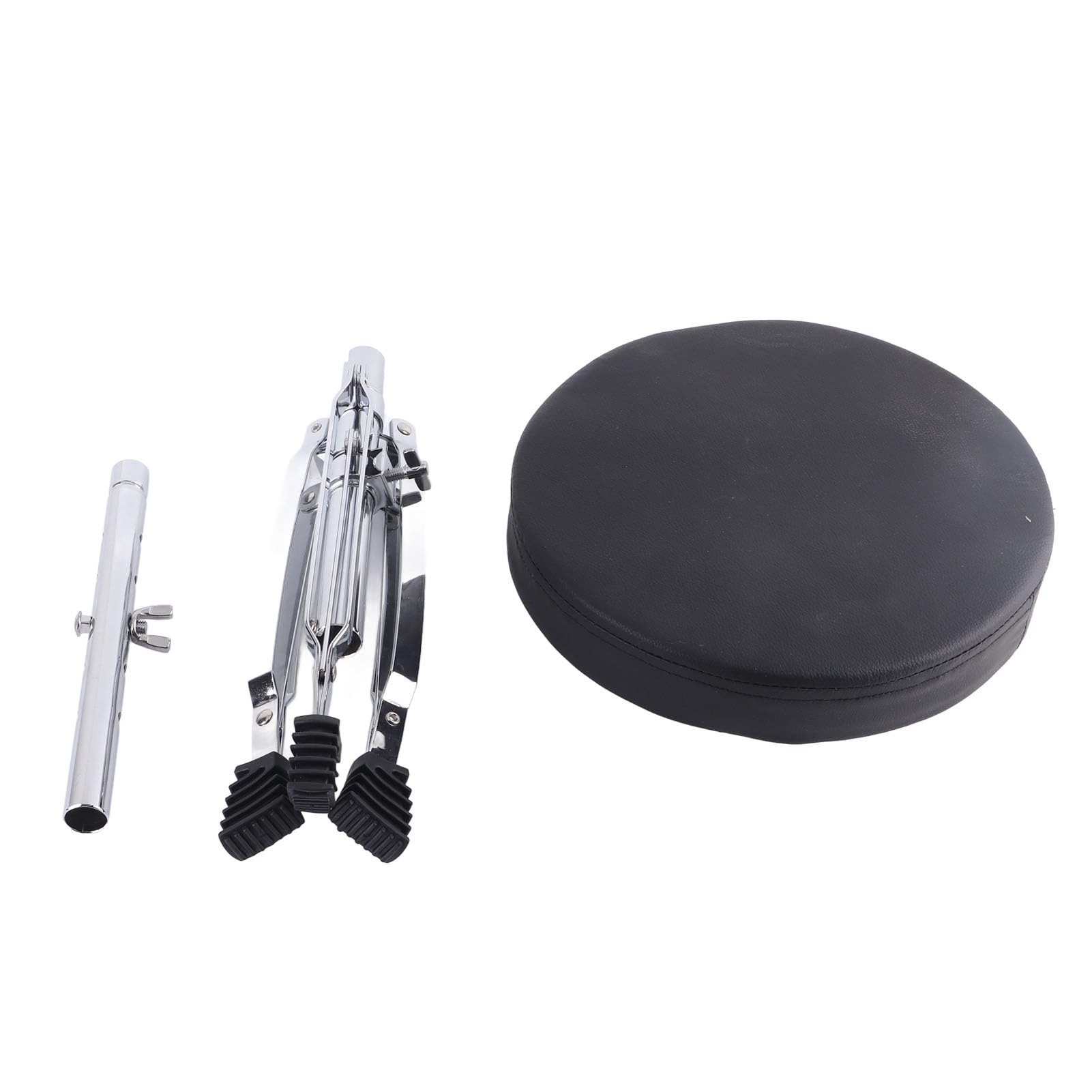 Silla con Asiento para Batería, Taburete Acolchado para Batería de 42,5 a 55 Cm, Ajustable para Tocar Instrumentos Musicales
