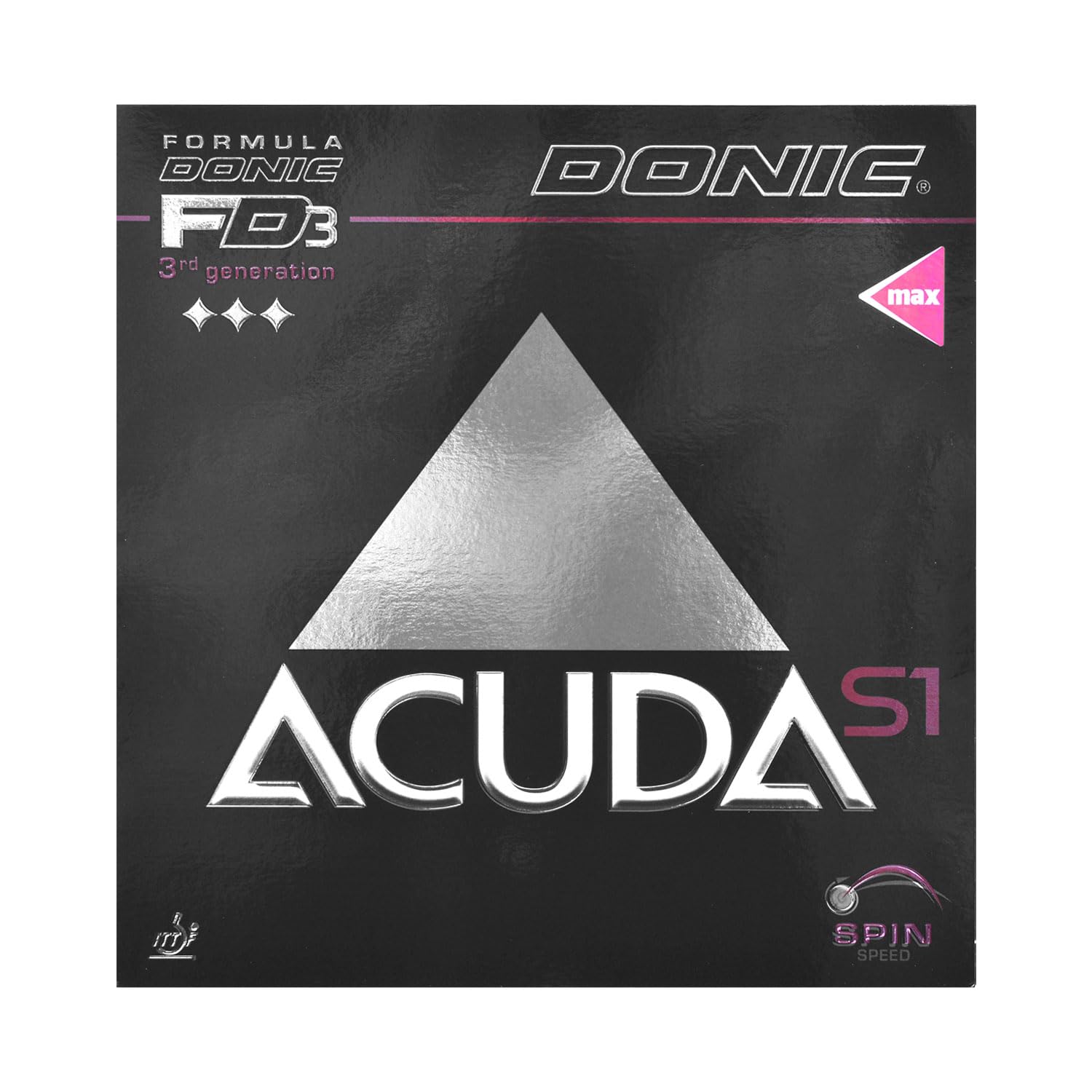 DONIC Acuda S1 Table Tennis Rubber, Colour - Pink-picture-14