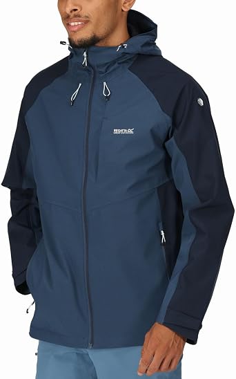 Regatta Mens Britedale Waterproof Walking Rain Jacket Coat - L