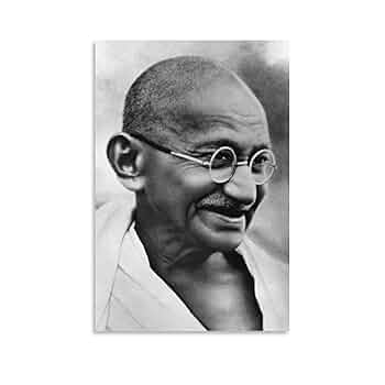 ガンジー　ポスター　額縁付き　　ビンテージポスター Amazon.co.jp: マハトマ・ガンジーのポスター プリント