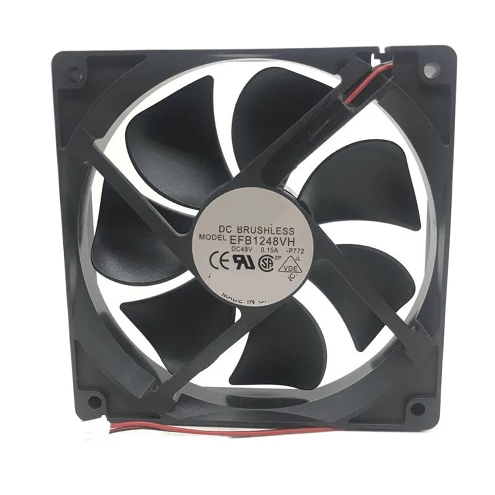 VDOQTLJT 6CM 8CM 9CM 12CM DC 12V/24V/48V Cooling Fan EFB1248VH(6CM 48V)